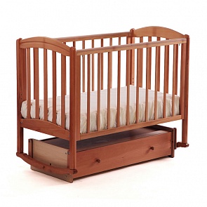 Кровать детская БИ 09.2 Василек маятник поперечный, орех светлый (Лель, LIEL_БИ 09.2_орех светлый)